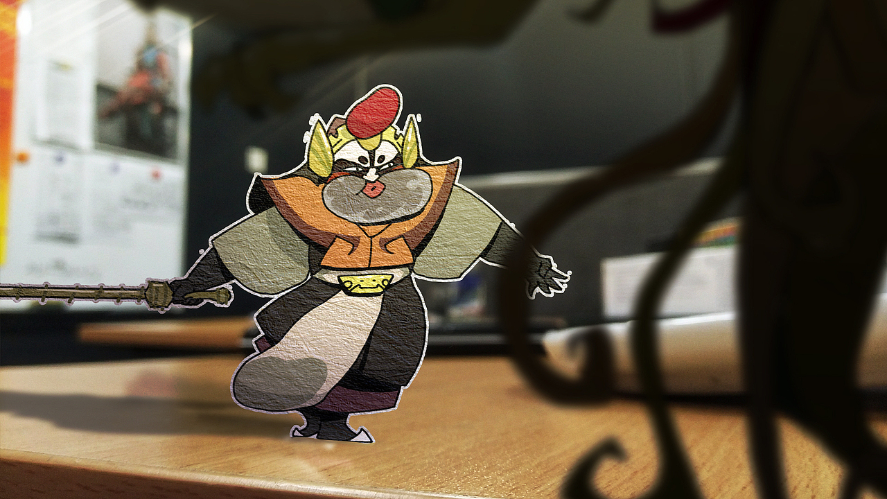 毕设动画短片前期设计-尉迟恭