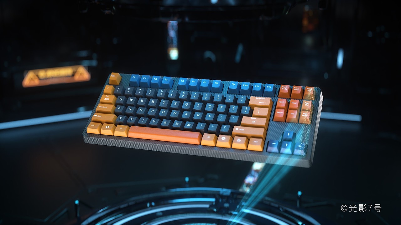 机械键盘三维动画制作C4D+OC渲染（图ZMjY2MjA4MDQw） - 产品 - 站酷设计师光影7号阿运原创素材 - 站酷ZCOOL
