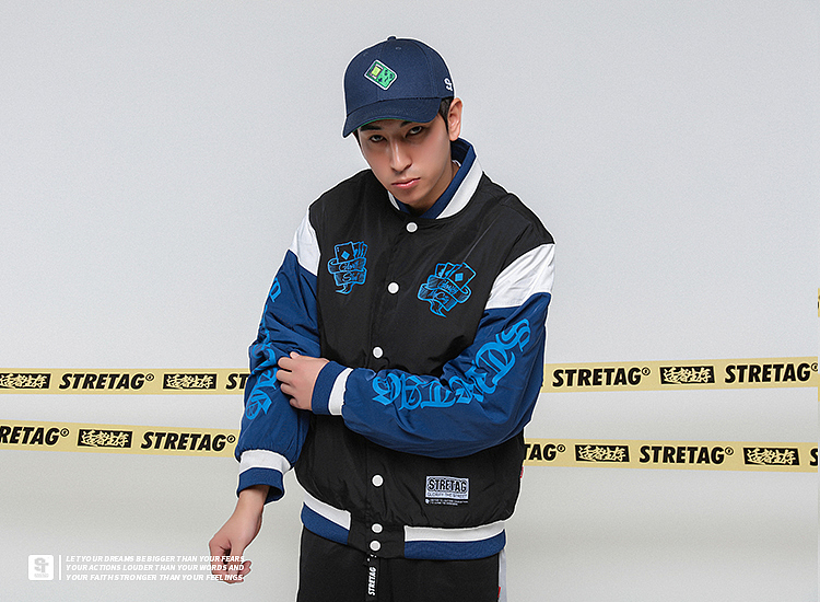 STRETAG思锐泰格2017”WestCost西岸“拼接棒球服