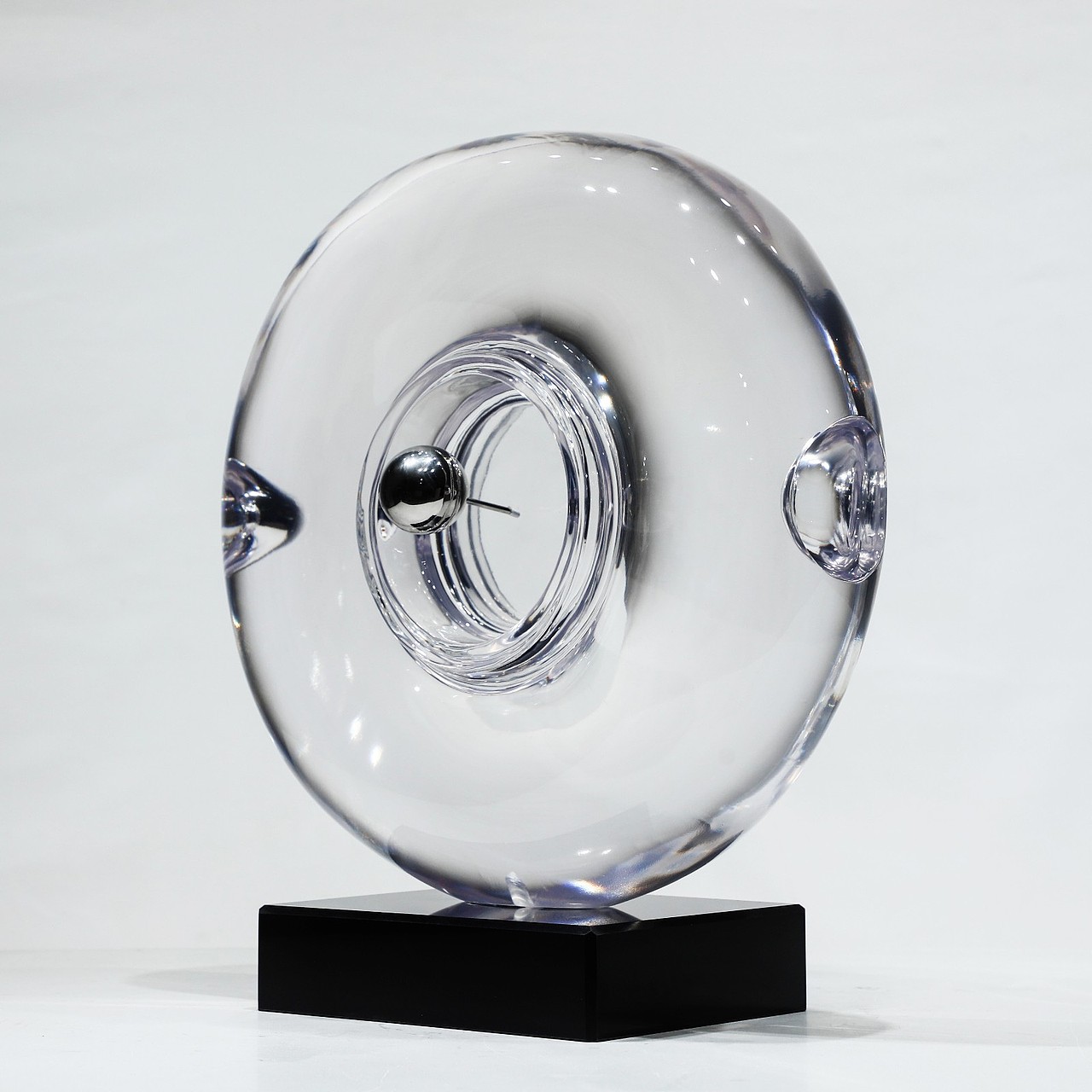 进口透明树脂现代简约酒店玄关售楼处家居装饰桌面摆件