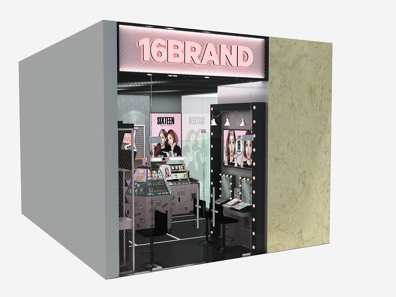 韩国16brand品牌终端形象--离石上场店