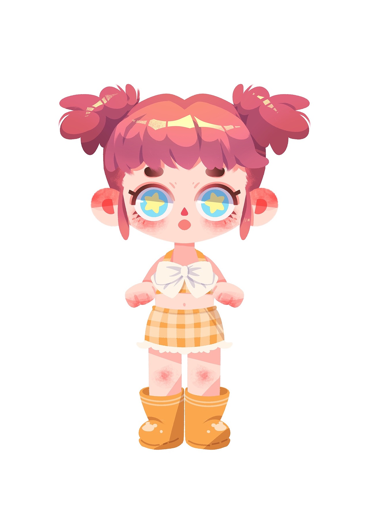 月上海棠——人物练习（图ZMzAxNDIwMjIw） - 儿童插画 - 站酷设计师时雨停云L原创素材 - 站酷ZCOOL