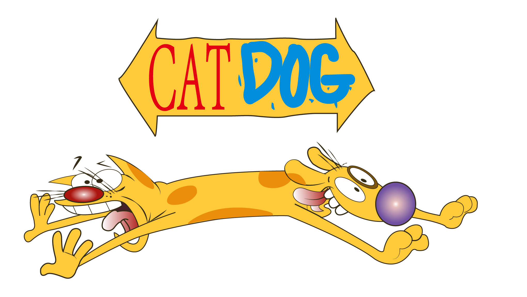 《猫狗/Catdog》动画片角色临摹|动漫|动画片|彬彬呐彬彬 - 临摹作品 - 站酷 (ZCOOL)
