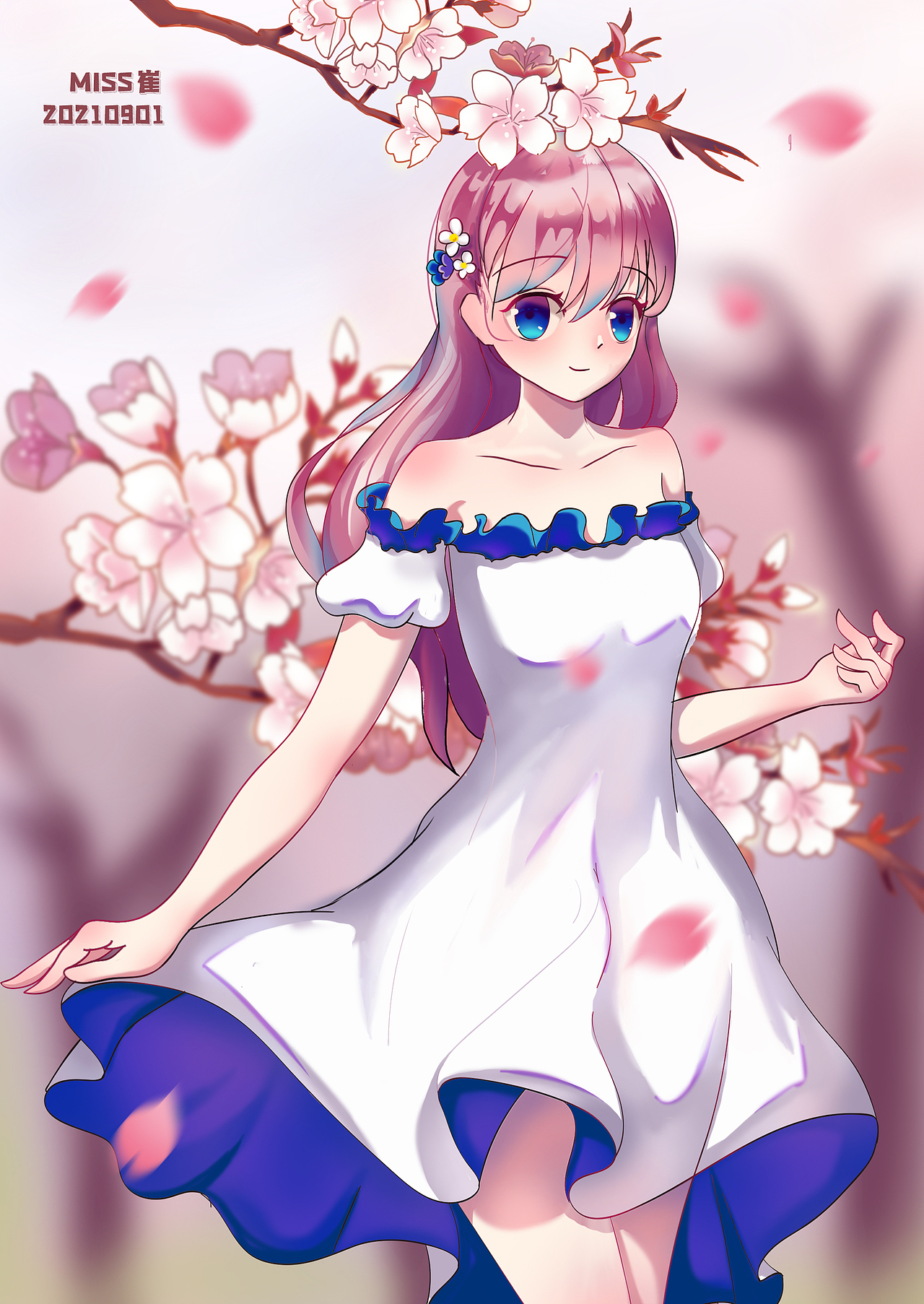 二次元包装 樱花季美女