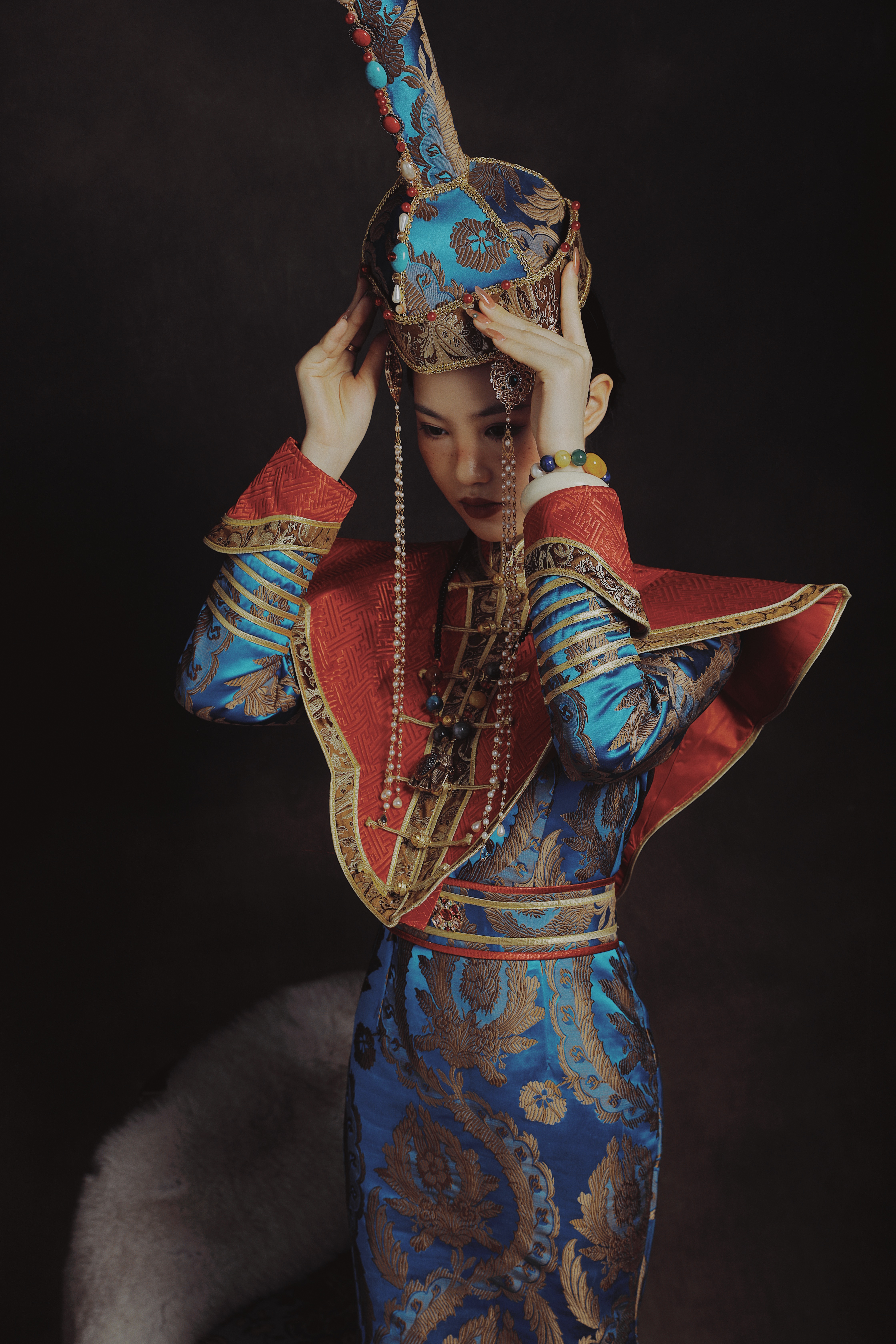 蒙古人物摄影图片