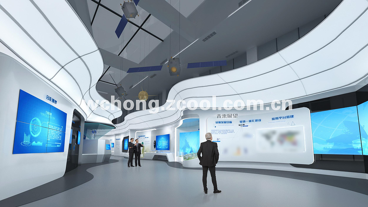 中国卫星通信公司展厅设计
