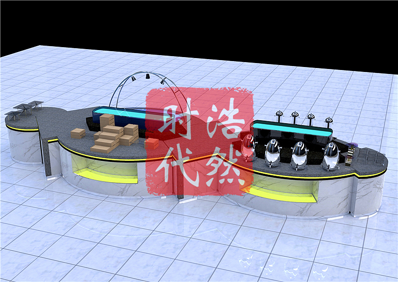 学校施工食堂自助餐台设计定制 自助取餐台定制（图ZMjE2MzI2MTAw） - 生活用品 - 站酷设计师自助餐台布菲原创素材 - 站酷ZCOOL