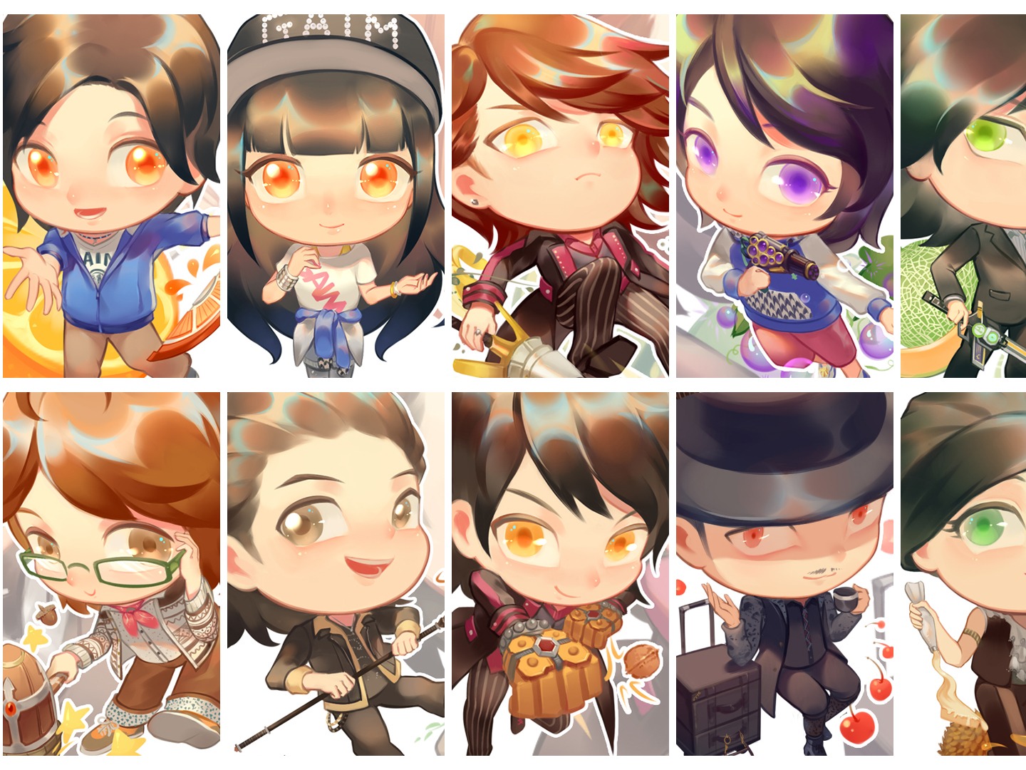 假面骑士铠武 q版挂件图_人才vs天才-站酷zcool