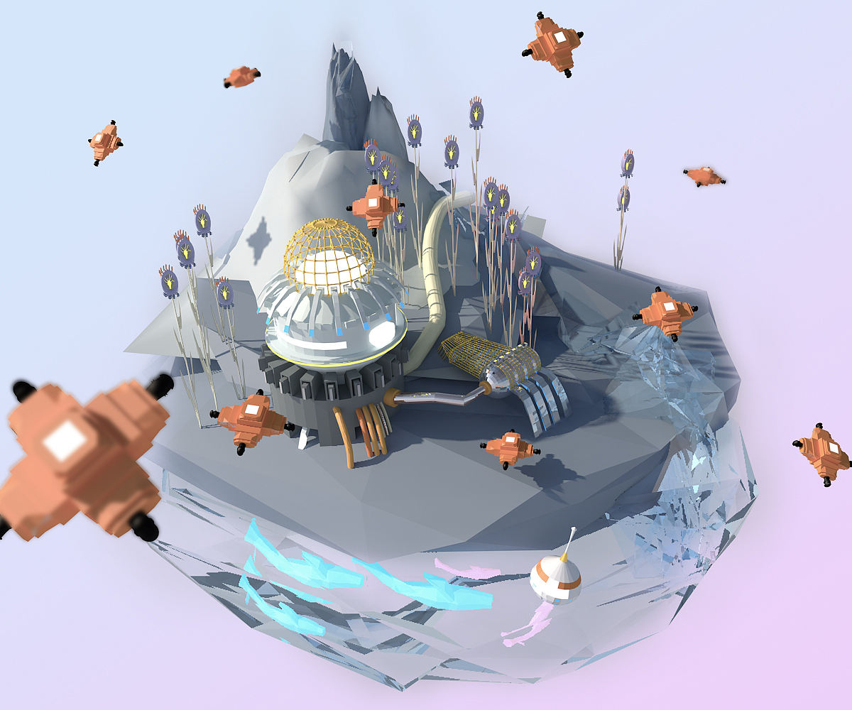 C4D 多边形建模（图ZNTMwOTQzNDA=） - 场景 - 站酷设计师巧匠小丑原创素材 - 站酷ZCOOL