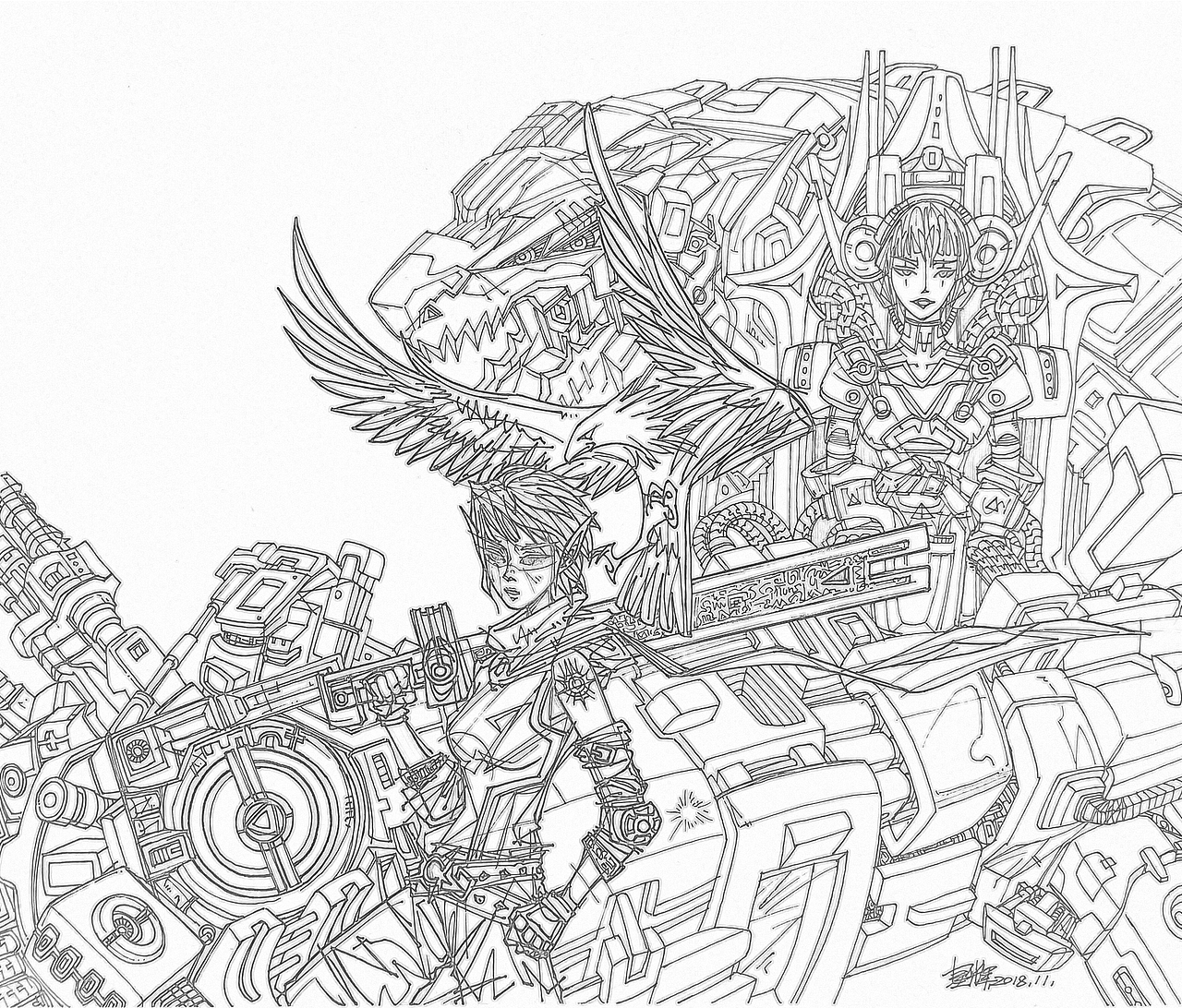 双刃剑|插画|概念设定|梦幻星辉_原创作品-站酷zcool