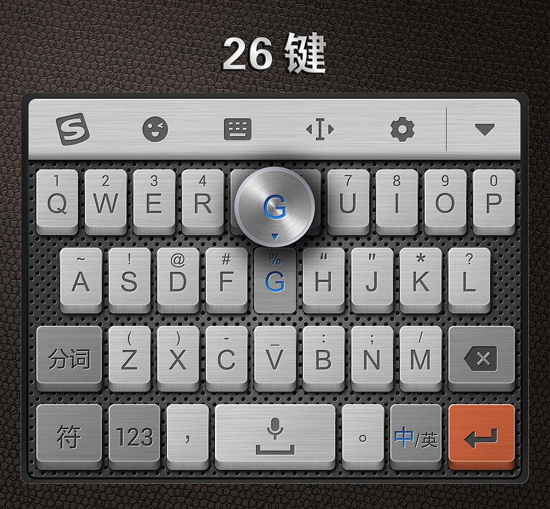 金属狂潮－－输入法主题设计（图ZNDg3Mjk2MzY=） - 主题/皮肤 - 站酷设计师EscV5原创素材 - 站酷ZCOOL