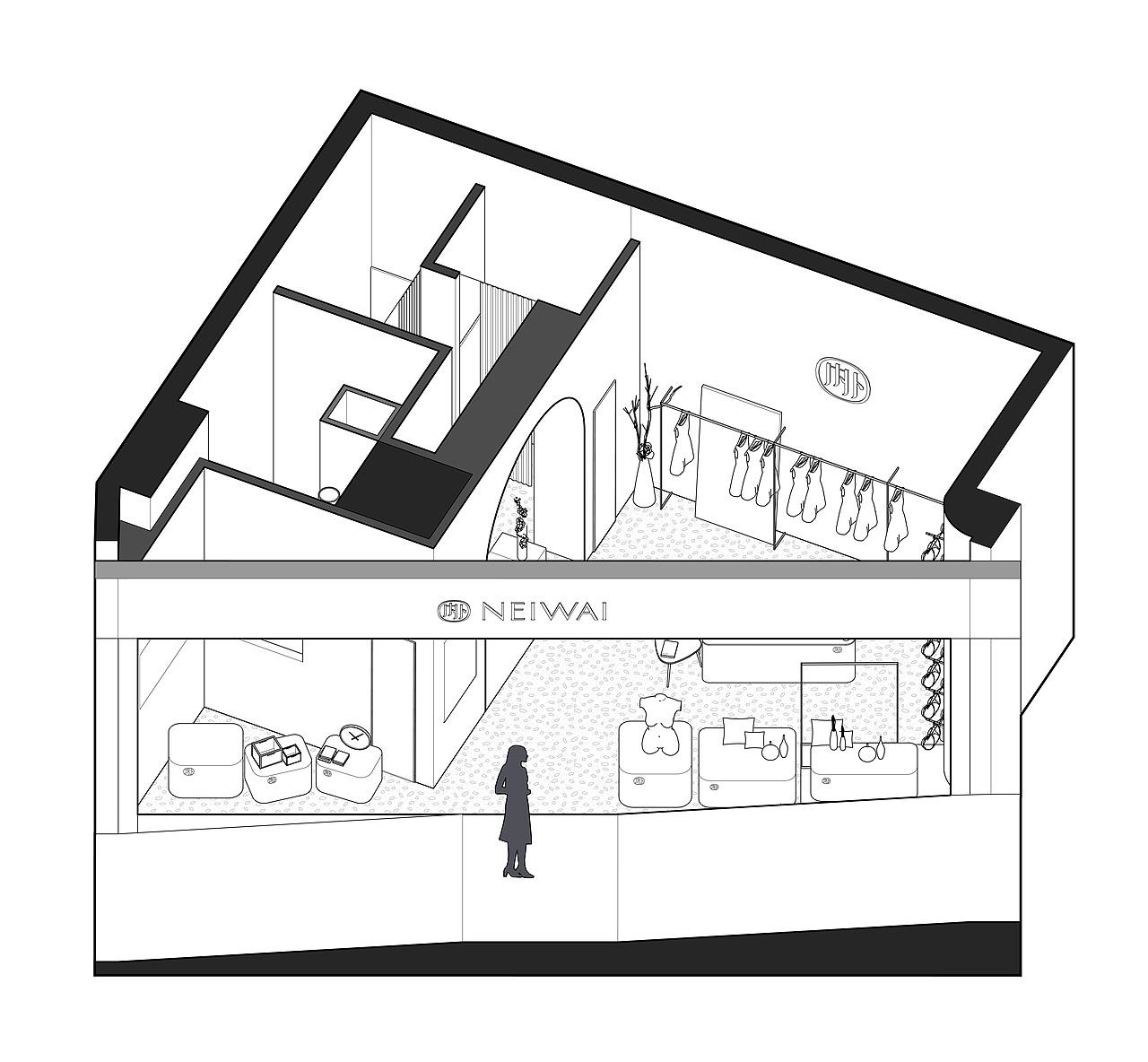 内外上海嘉里中心实体店