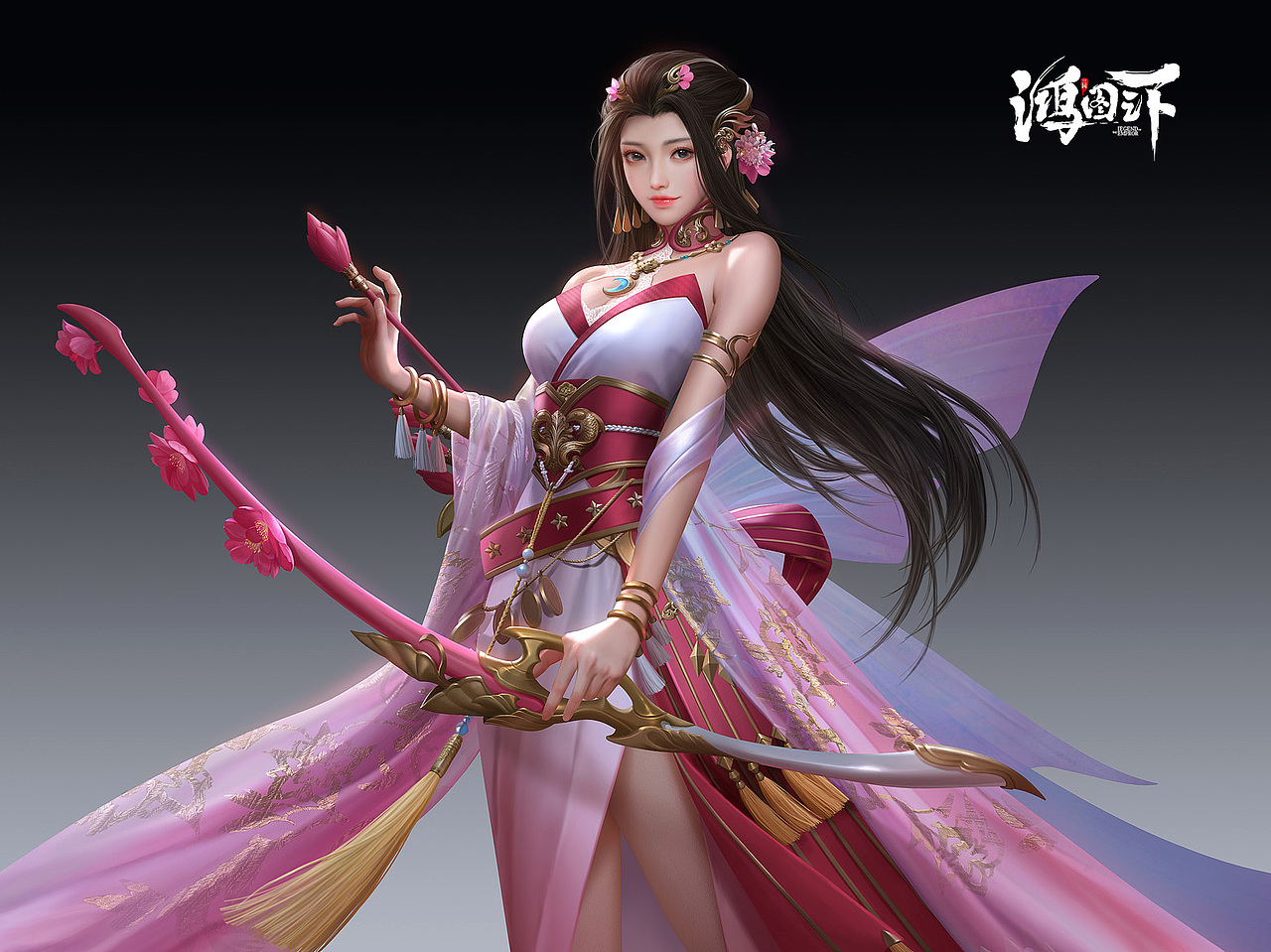 为游戏《鸿图之下》绘制的角色插图