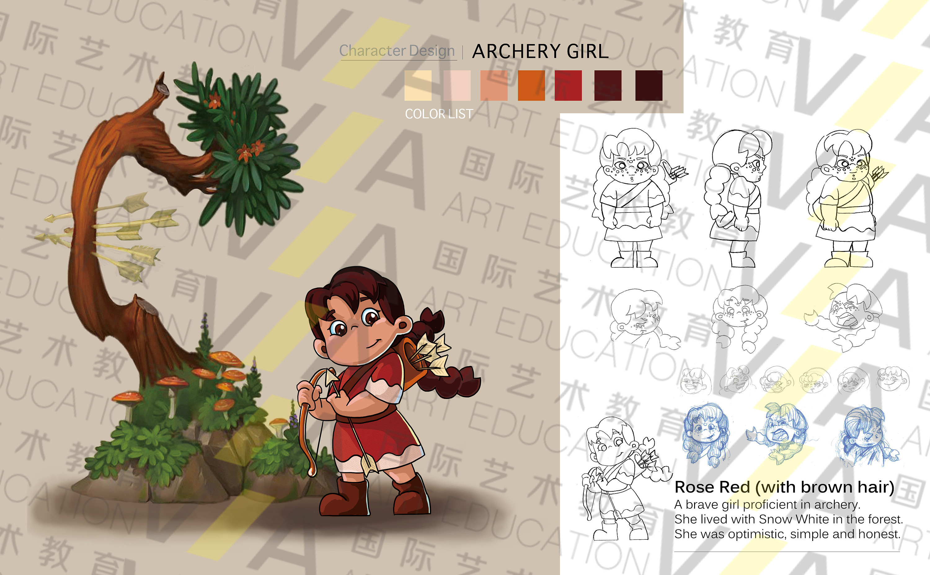 va国际艺术教育 动画设计专业留学作品集——曾同学