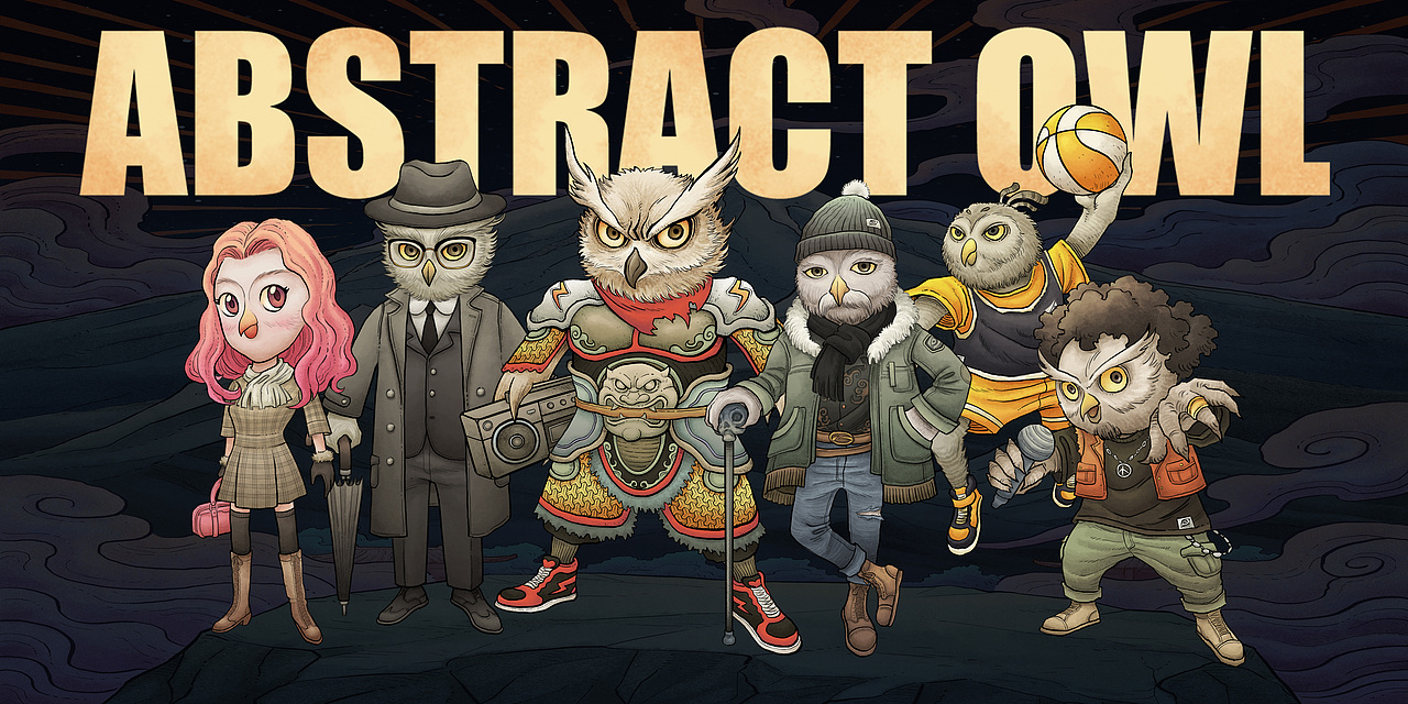 猫头鹰形象插画系列（图ZMTU3MDMxNTc2） - 商业插画 - 站酷设计师木田火山原创素材 - 站酷ZCOOL