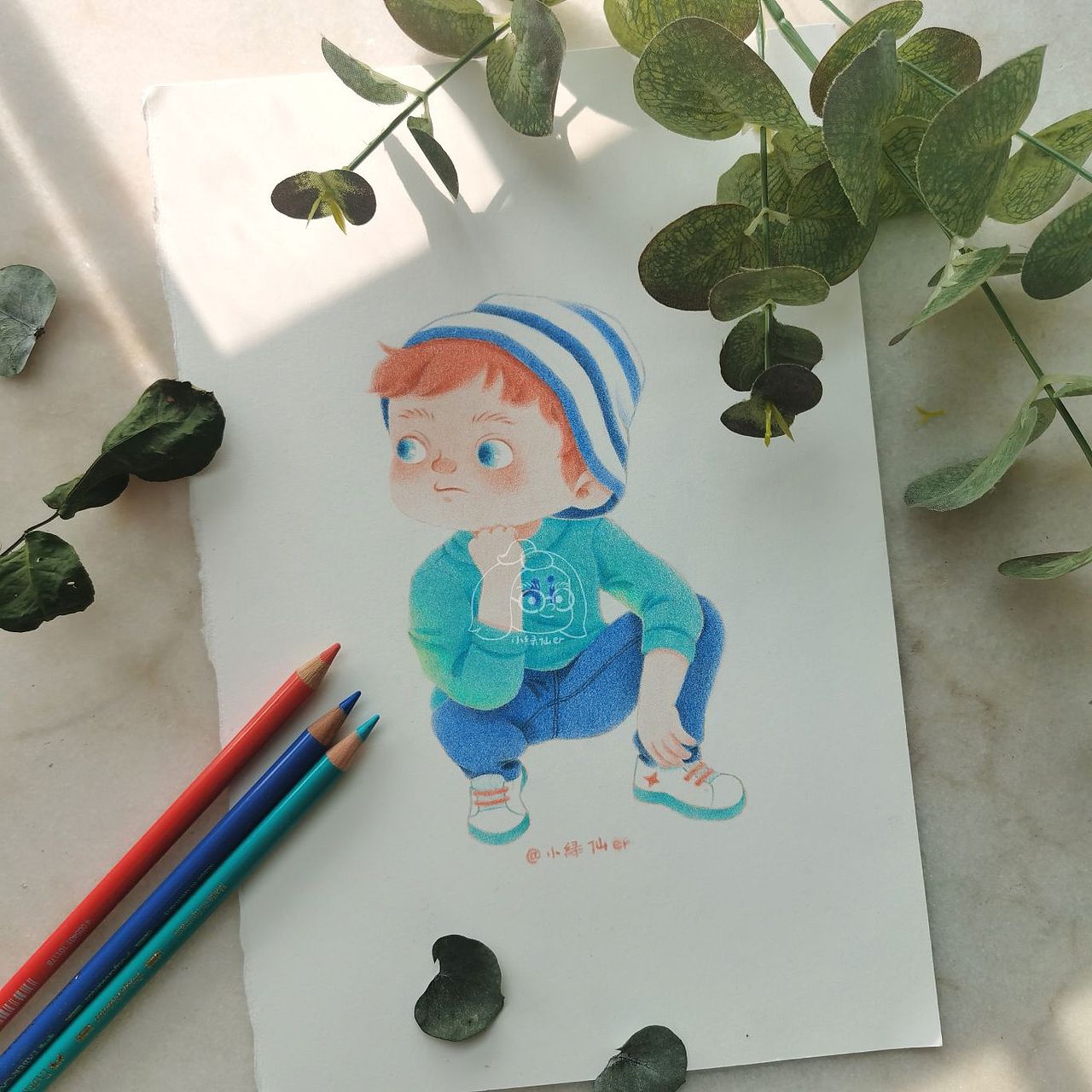 一组彩铅小人合集（图ZMzYwOTkyMDQ0） - 创作习作 - 站酷设计师大绿棉拖原创素材 - 站酷ZCOOL