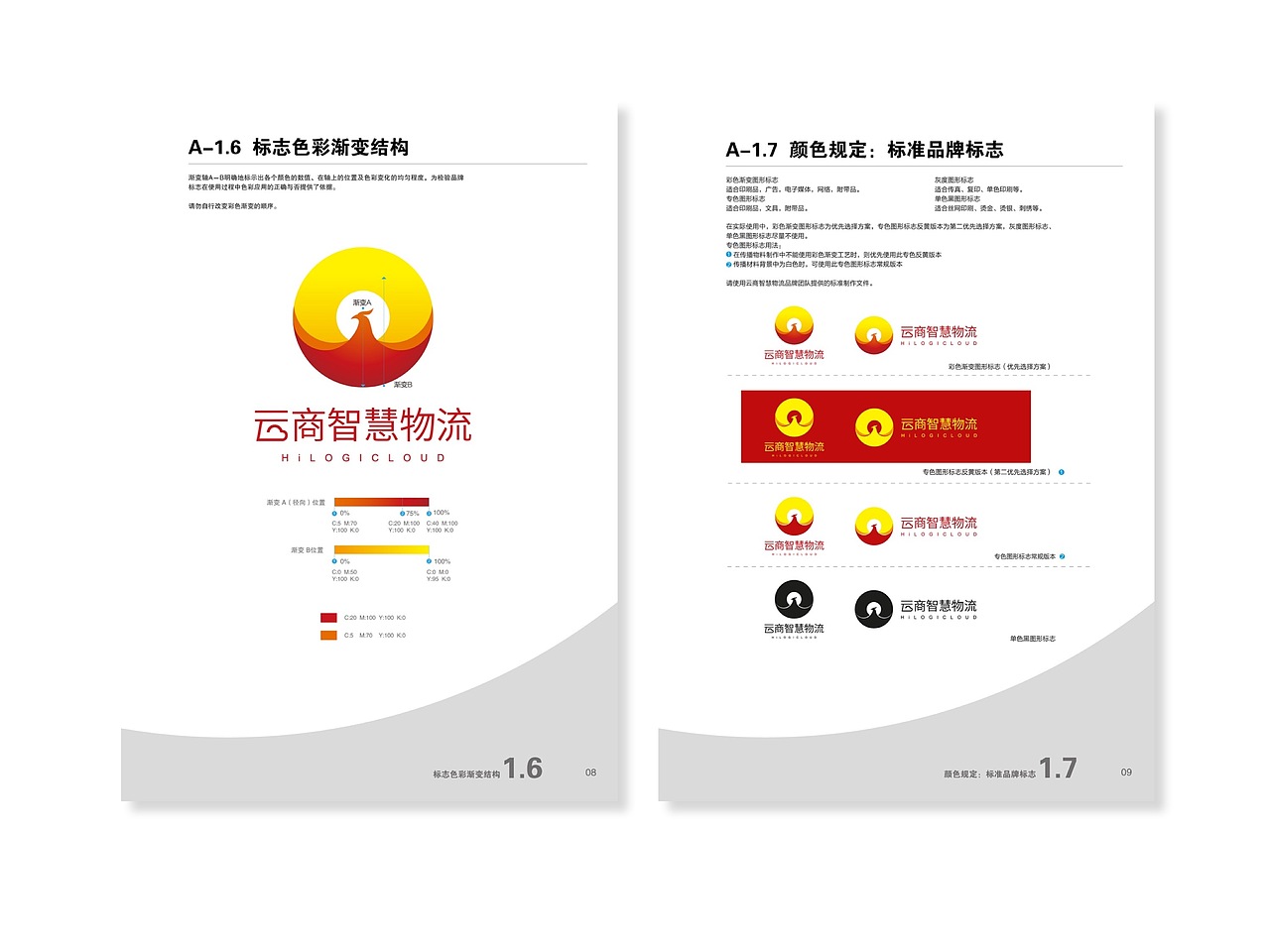 A-1: 云商智慧物流品牌VI设计（图ZMTIxMDMwMjI0） - 品牌 - 站酷设计师三秋一刻原创素材 - 站酷ZCOOL