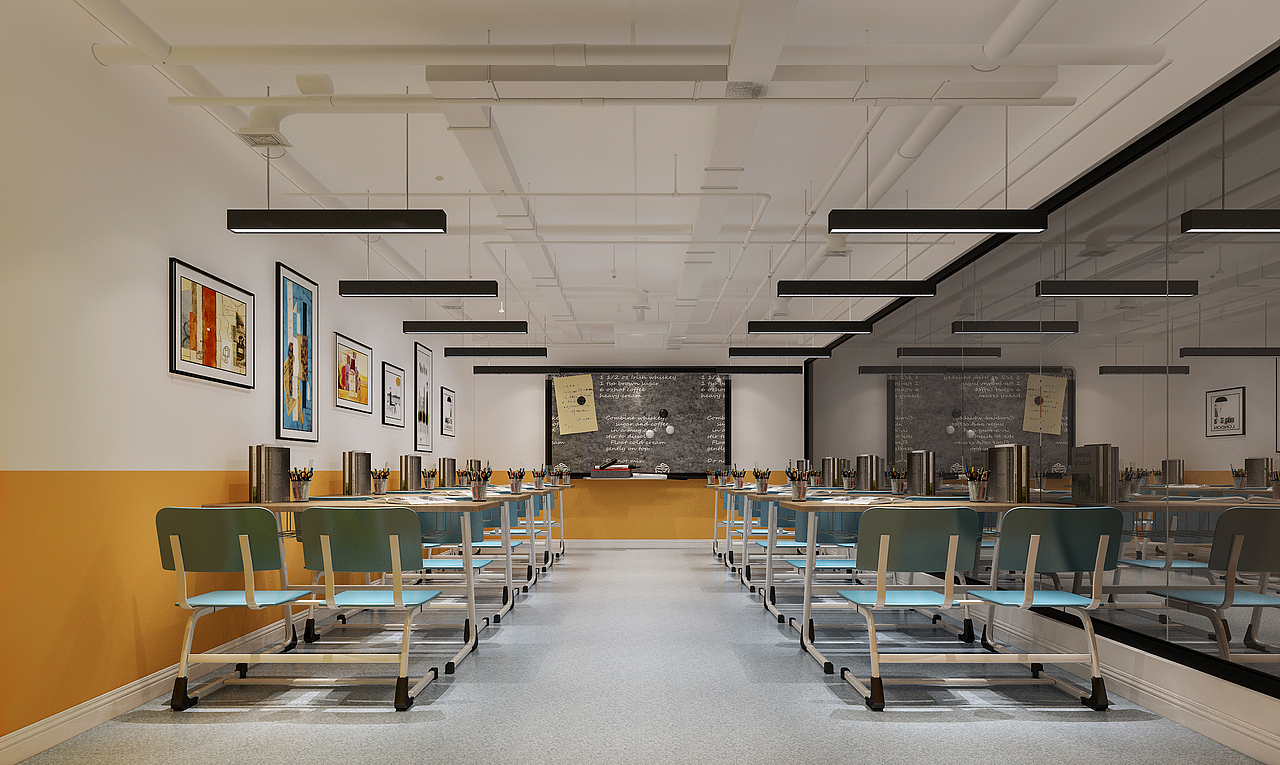 培训班|空间|家装设计|1992效果公司810_原创作品-站酷(zcool)