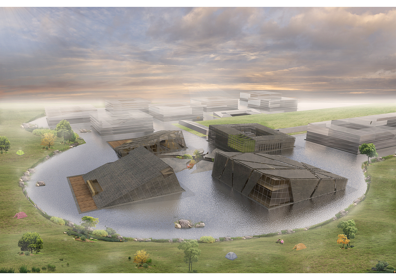 Water-ballet(UIA霍普杯2015国际大学生建筑竞赛获奖作品)（图ZNTQxMTI2MjQ=） - 建筑设计 - 站酷设计师吃了牙疼的巧克力原创素材 - 站酷ZCOOL