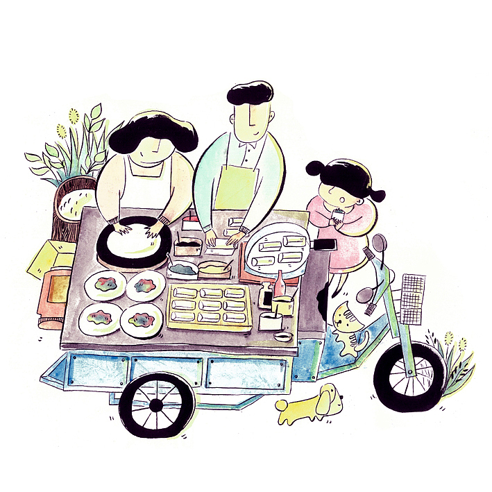 来自家乡的小确幸（图ZNzA4OTMzNTI=） - 商业插画 - 站酷设计师邵小花卷原创素材 - 站酷ZCOOL