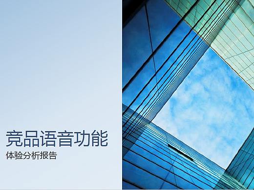 地图类软件语音交互竞品分析