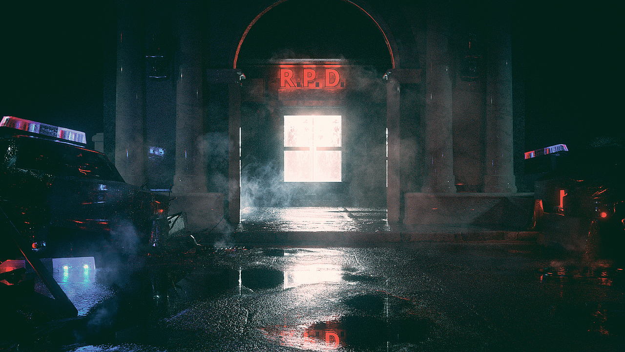 《生化危机2重制版》开场 opening titles