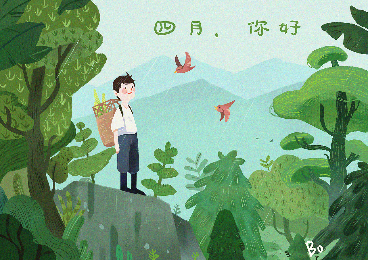 四月季插画练习