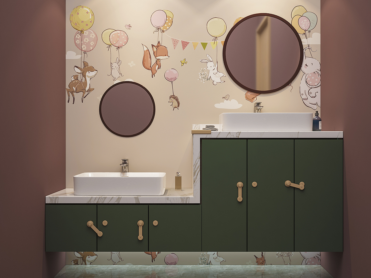 儿童主题餐厅（图ZMjQ3MjkwMjQw） - 酒店餐饮设计 - 站酷设计师小巷i原创素材 - 站酷ZCOOL