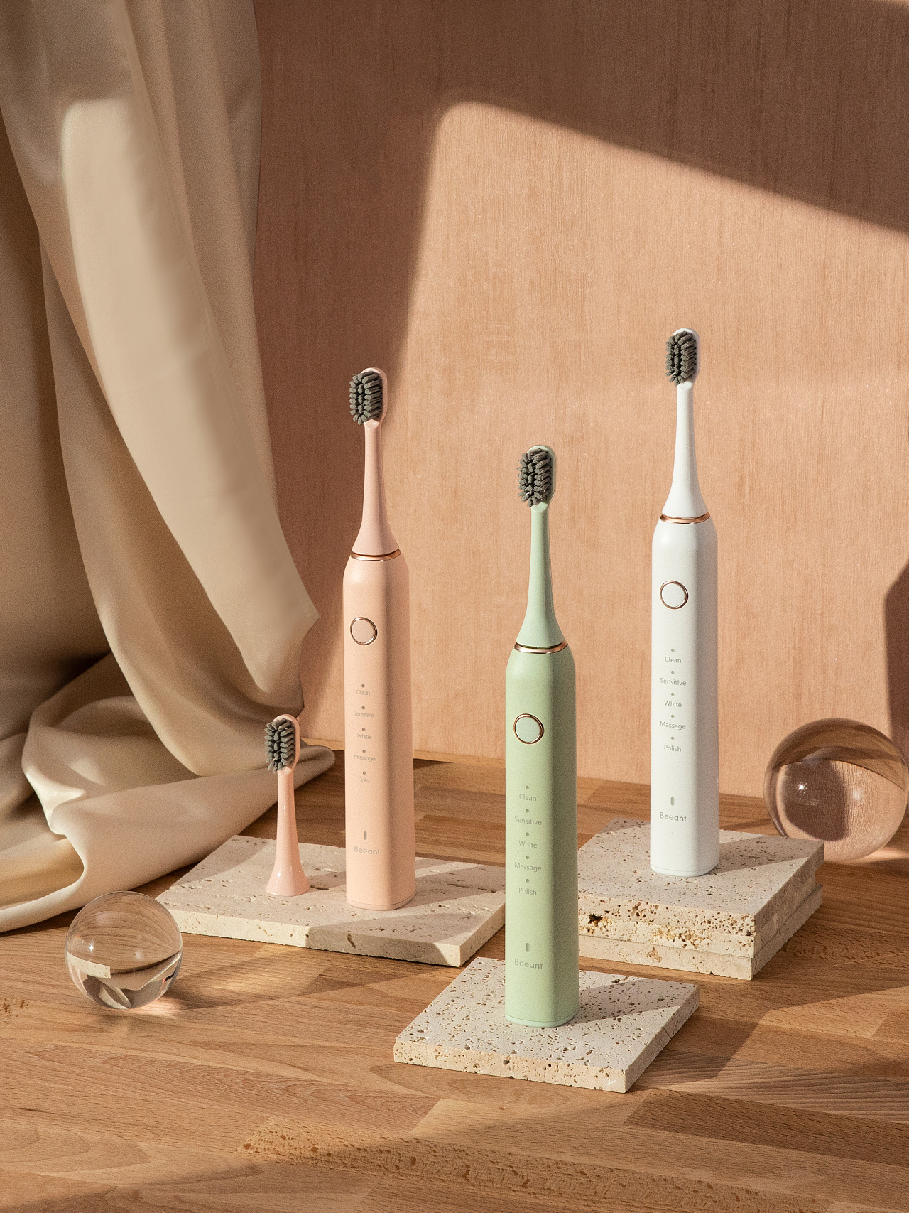 蜂蚁beeant q1电动牙刷 个护产品摄影