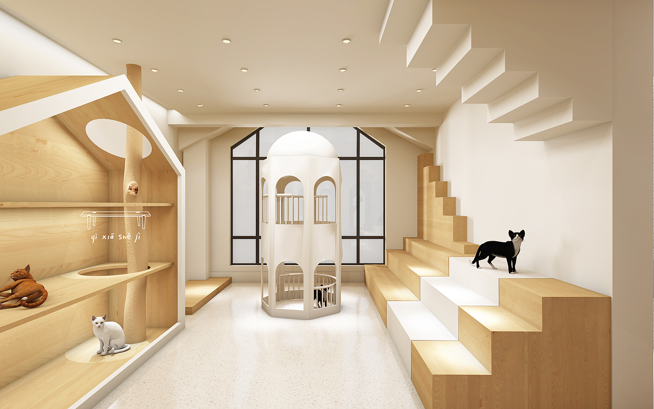 宠物店|空间|家装设计|已夏设计_原创作品-站酷zcool
