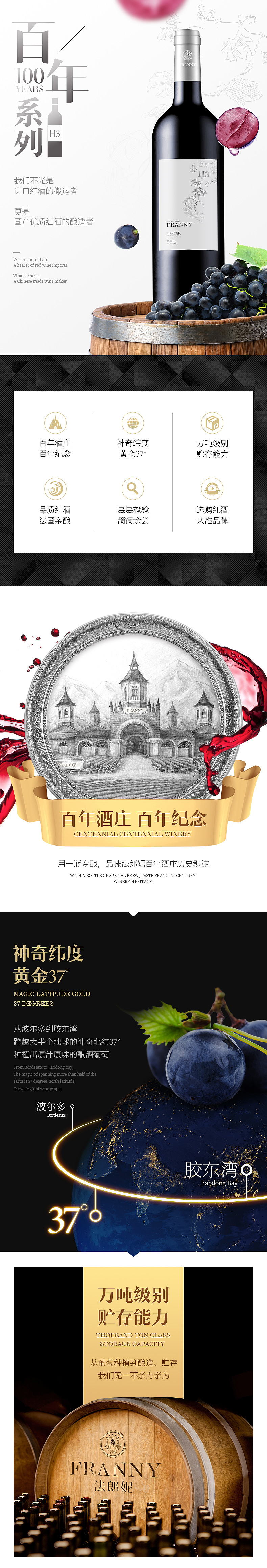 红酒详情页设计（图ZOTY3MzIxOTI=） - 电商 - 站酷设计师北邦视觉设计原创素材 - 站酷ZCOOL