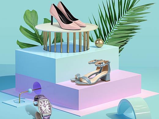 唯品会开屏页-空间搭建