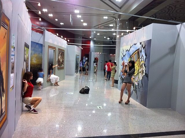 风靡全国的3D艺术展,3D壁画展给观众带来一场视觉盛宴