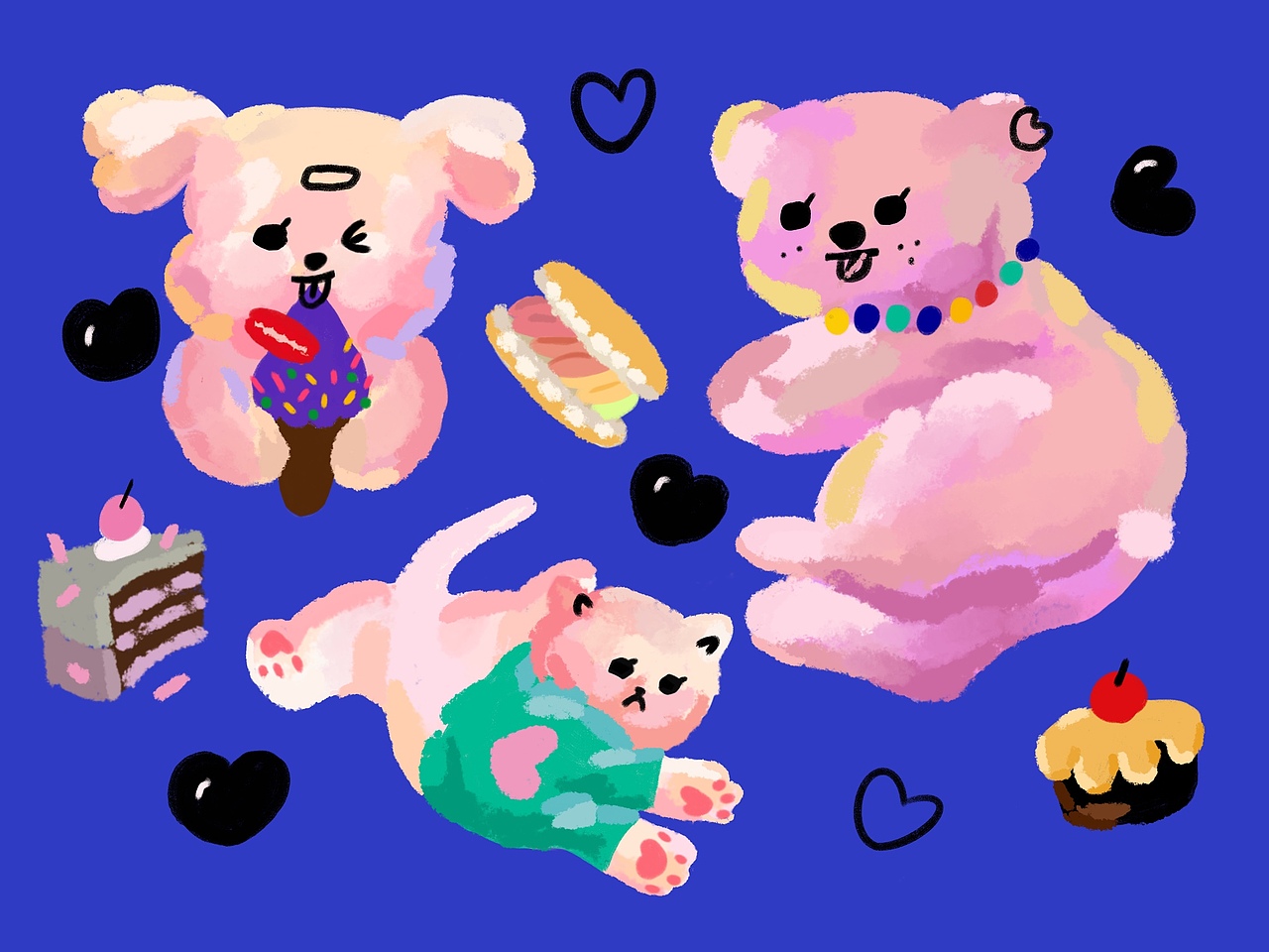 涂鸦（图ZMjIwMjI2NDQw） - 新锐潮流插画 - 站酷设计师我是Empty原创素材 - 站酷ZCOOL