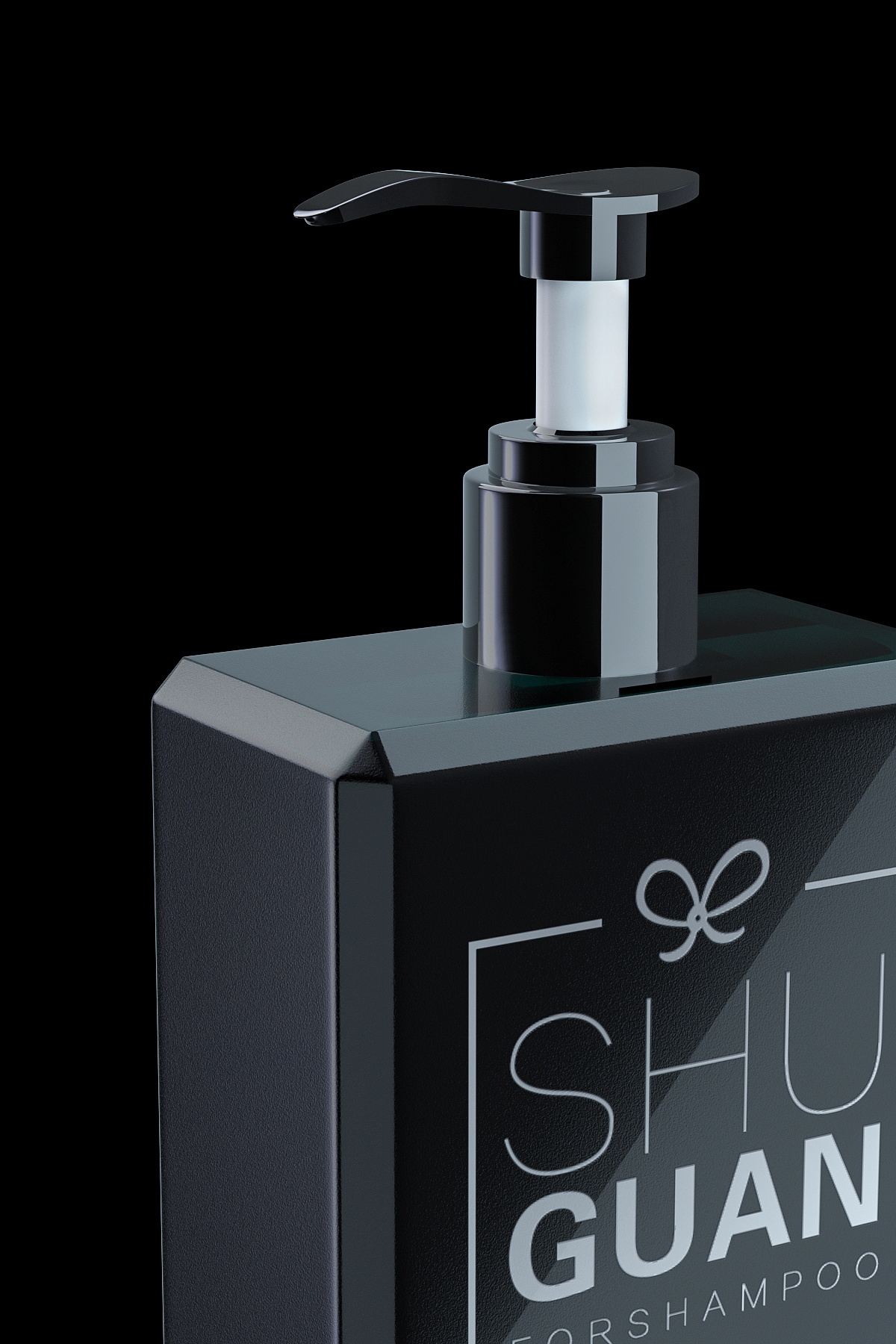 洗发水场景建模渲染|三维|产品|希尔视觉 - 原创作品 - 站酷 (zcool)