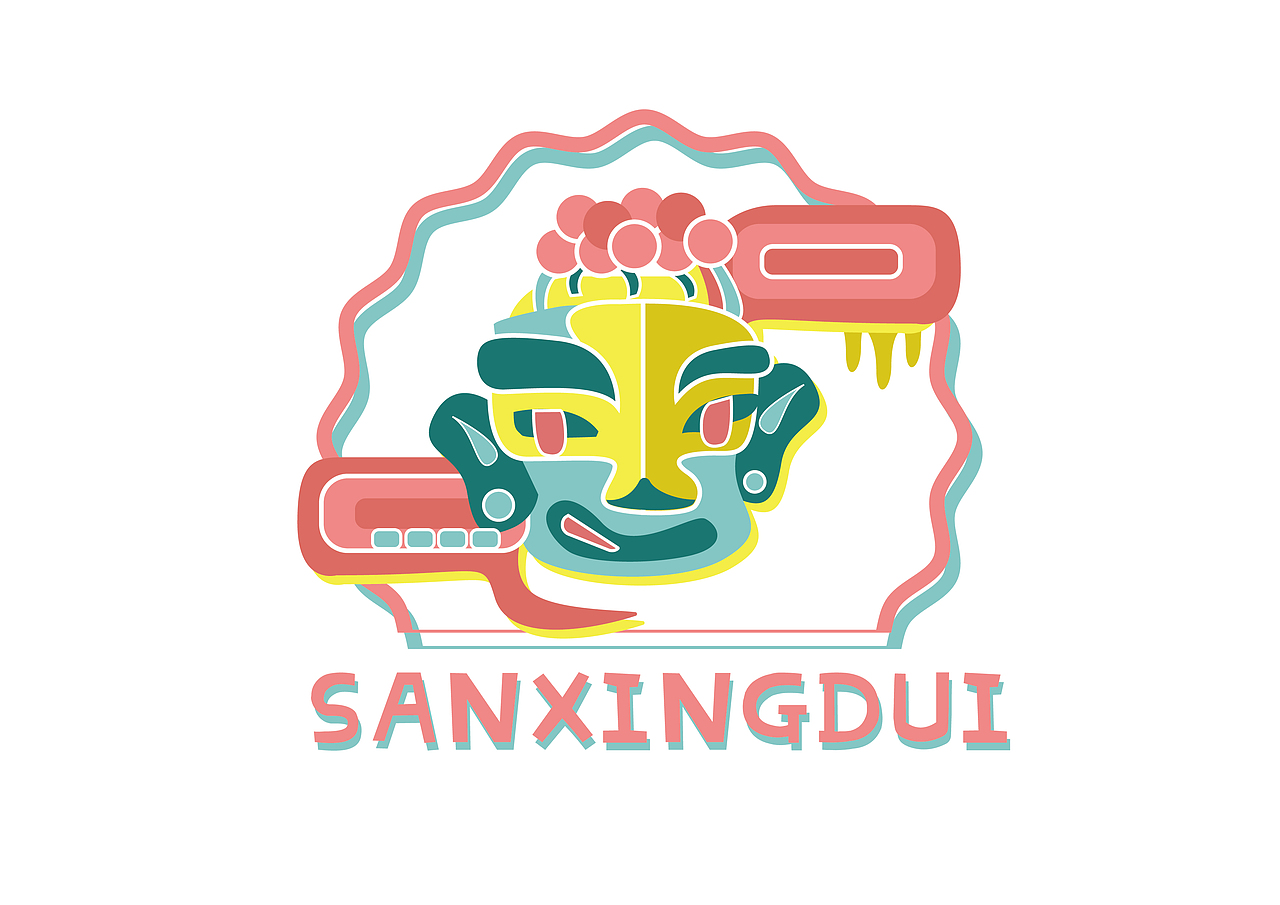 堆儿三星堆文创图标设计