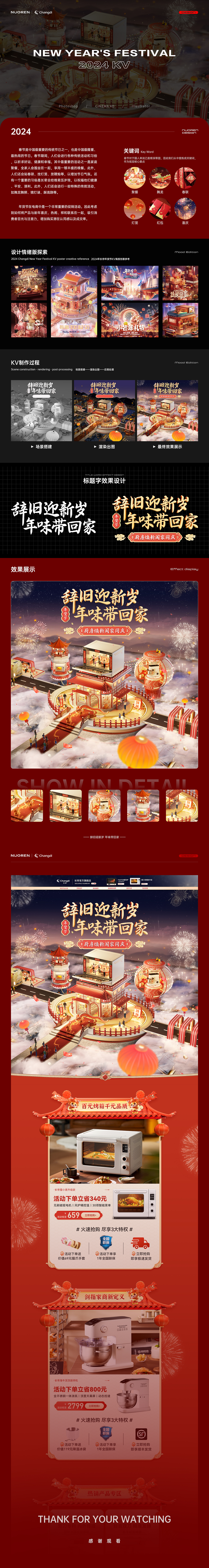 2024年货节KV/日常工作分享（图ZMzY1MzY1Mjky） - 场景 - 站酷设计师贰一拾肆原创素材 - 站酷ZCOOL