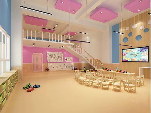 幼儿园教室设计效果图大全_华德专注幼儿园设计
