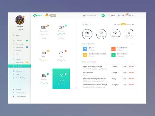 简历宝-线上管理简历、推荐候选人的工具（个人主页-ZNDM3NDk5NTY=） - APP界面 - 站酷设计师阿鲲原创素材 - 站酷ZCOOL
