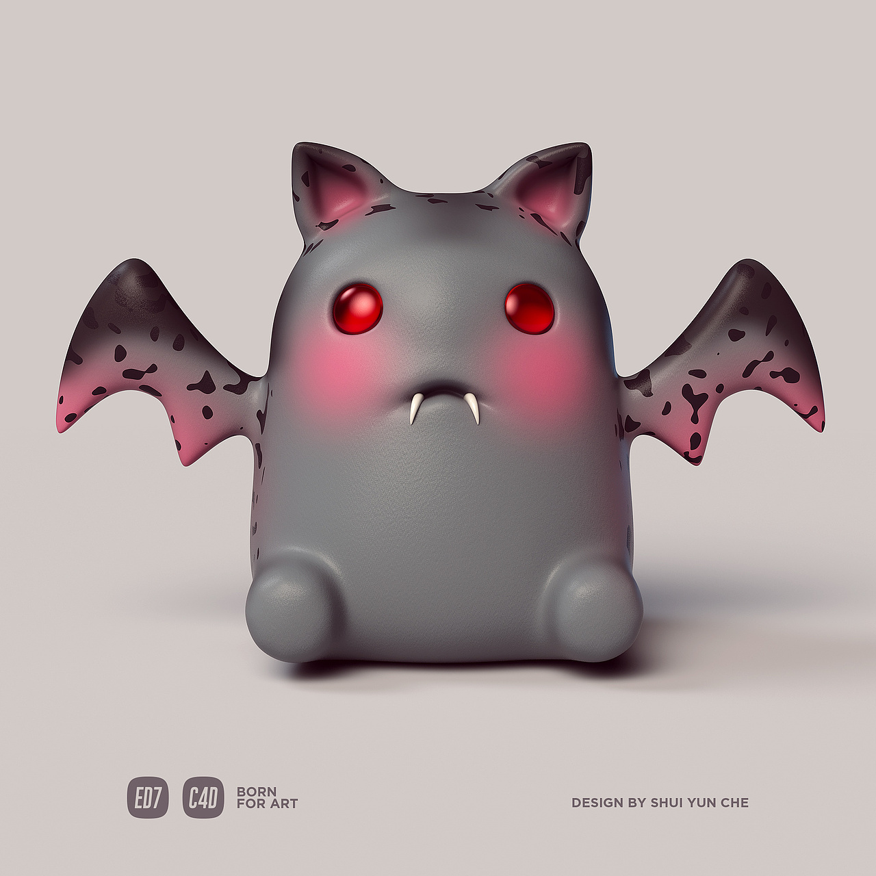 C4D视觉动物玩偶系列