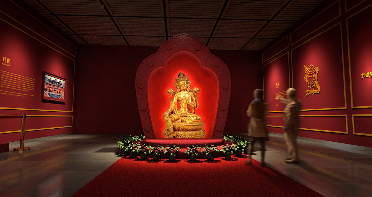 云南省博物馆藏传佛教展厅