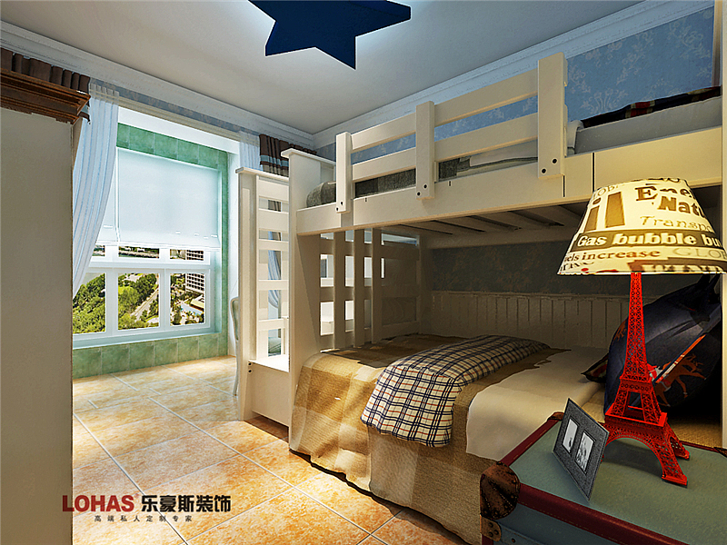 芳泽园89平两室装修效果图