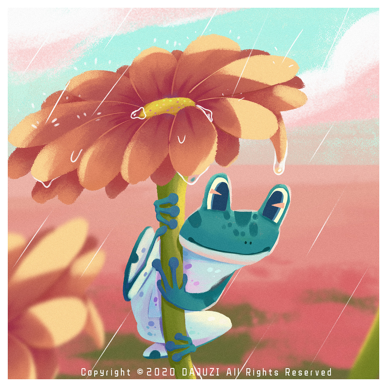 小动物系列插画