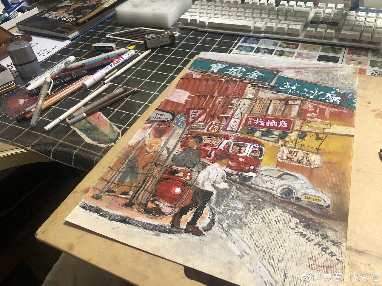 综合材料-生活中的点点滴滴之小美好（图ZMTY5ODA4NjQ0） - 艺术插画 - 站酷设计师MUHAN_W原创素材 - 站酷ZCOOL