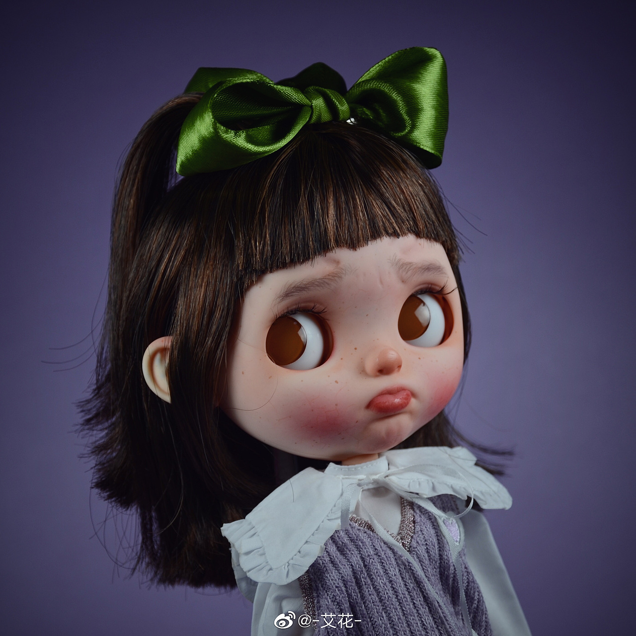 blythe#艾花#改妆 NO.78（图ZMjM0NDUyMjUy） - 手办/模玩 - 站酷设计师艾花原创素材 - 站酷ZCOOL