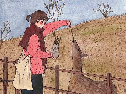 我為治愈而來，它為食物而來（個人主頁-ZNjcxNDQ5MDA=） - 新銳潮流插畫 - 站酷設(shè)計師潤子原創(chuàng)素材 - 站酷ZCOOL