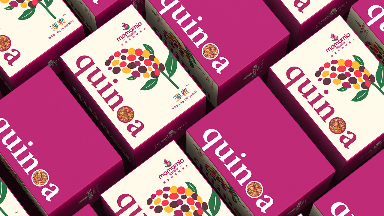 妈妈迷芽藜麦quinoa标志包装设计（图ZMjY4OTYwOTY0） - 包装 - 站酷设计师FORMER1988原创素材 - 站酷ZCOOL