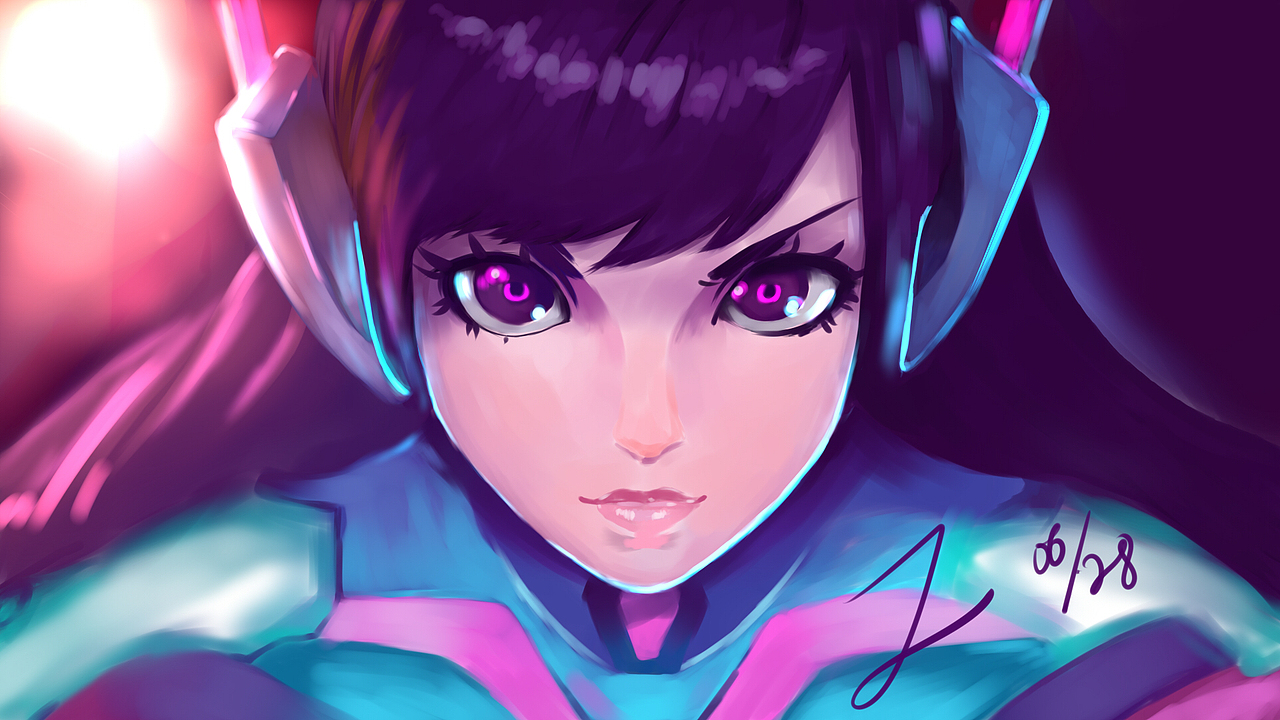 板绘练习。临摹守望先锋。（图ZNTIzODY4Mjg=） - 创作习作 - 站酷设计师Darren595原创素材 - 站酷ZCOOL