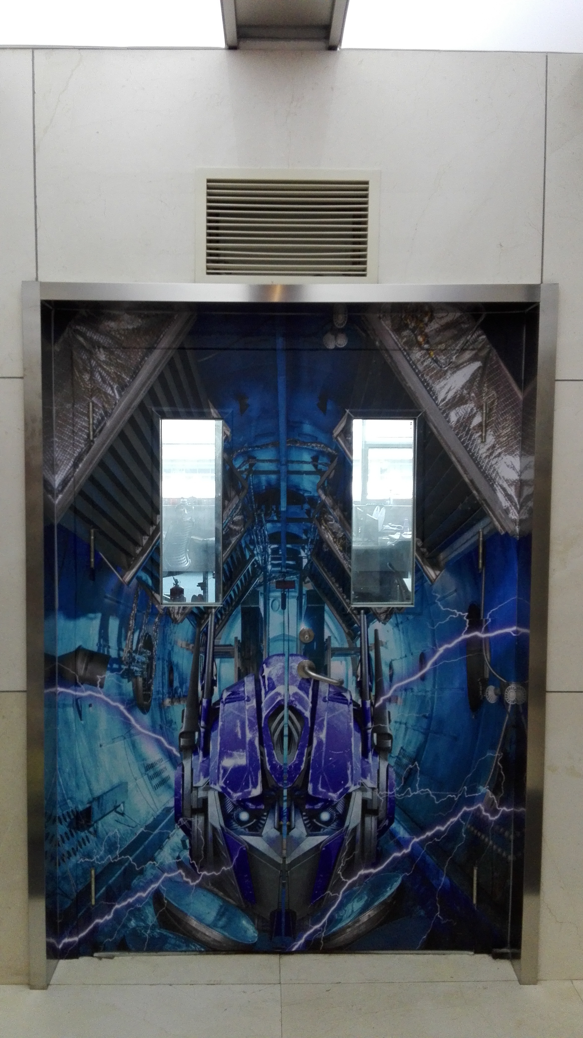 北京3d立体画高清喷绘作品现场