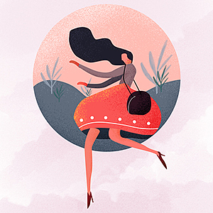 插画练习01（图ZMjA5NDExMTg4） - 艺术插画 - 站酷设计师zpink原创素材 - 站酷ZCOOL